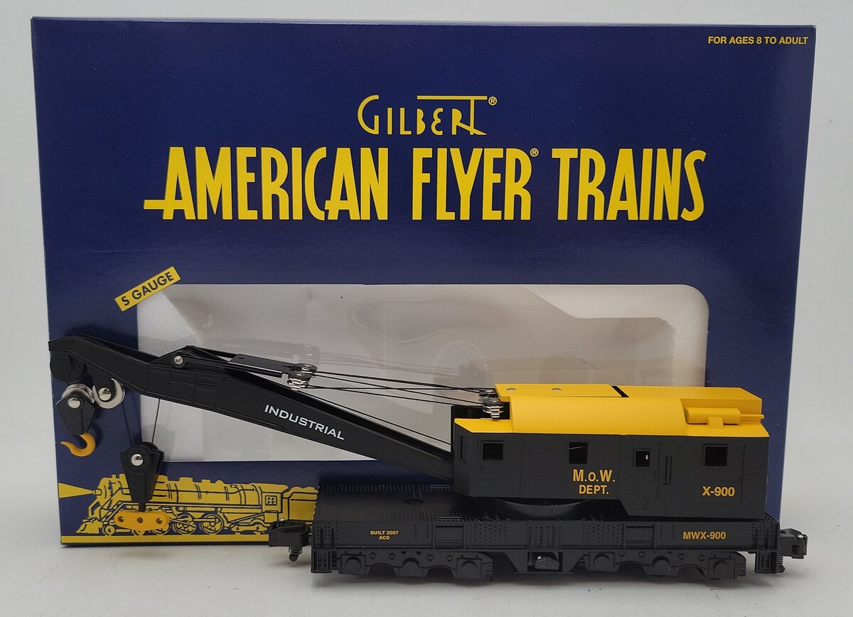 American Flyer 6-49037 S Gauge Maintenance of Way Crane Car LN/Box