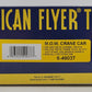 American Flyer 6-49037 S Gauge Maintenance of Way Crane Car LN/Box