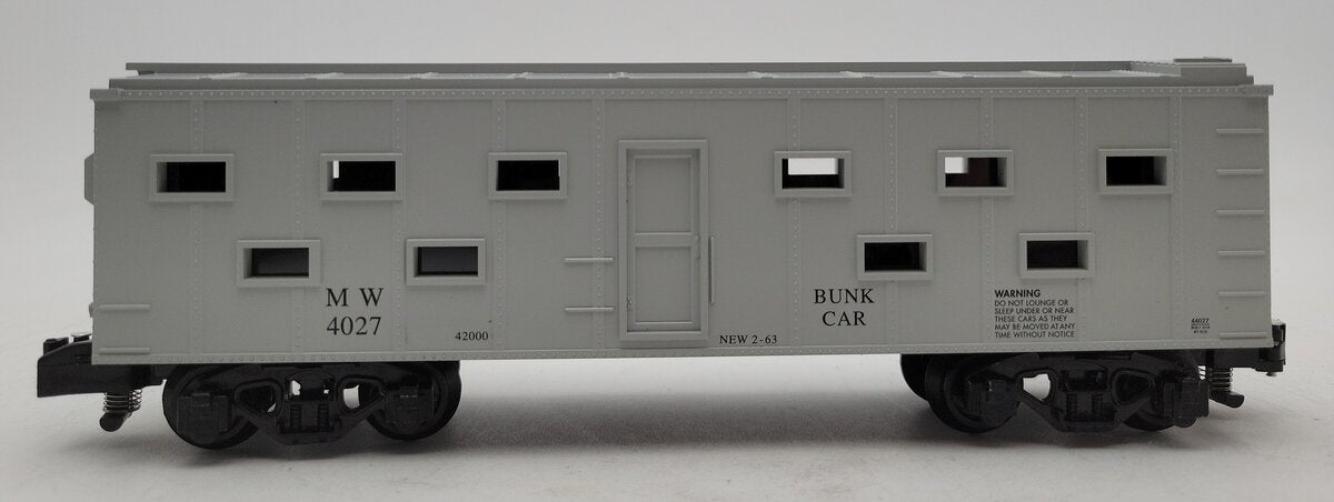American Flyer 6-44027 S Maintenance of Way Bunk Car #4027 NIB
