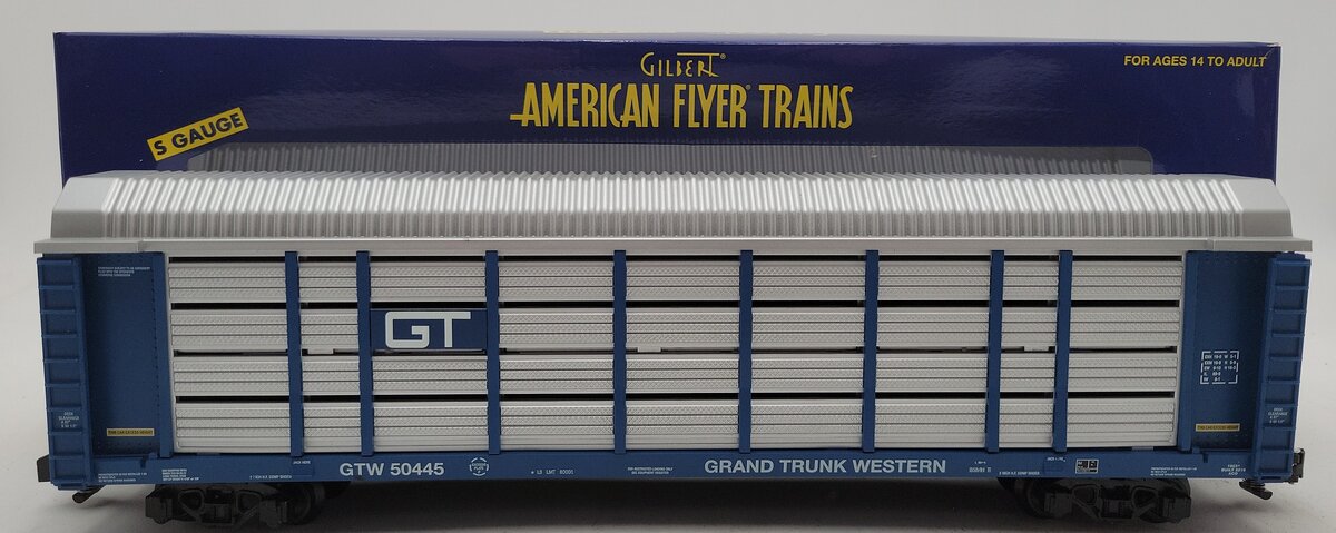 American Flyer 10919031 S Grand Trunk Autorack Car #50445