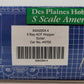 Des Plaines Hobbies SSA2204.4 S Gauge Sclair 3-Bay ACF Hopper Car #44705 LN/Box