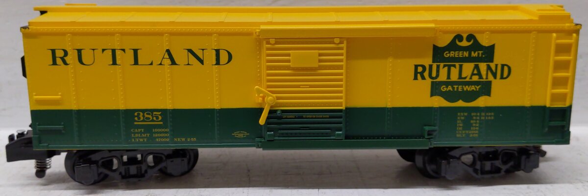 American Flyer 2019101 S Rutland Boxcar #385
