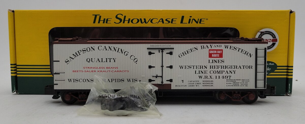 S-Helper 01884 S Gauge Sampson Canning Co. Reefer Car #11497 LN/Box