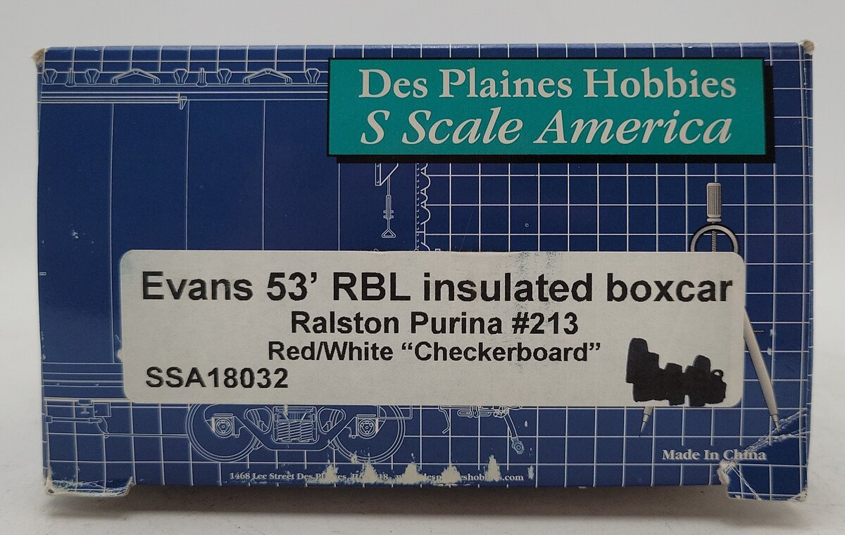 Des Plaines Hobbies SSA18032 S Gauge Ralston Purina 