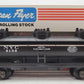 American Flyer 4-9106 S Gauge New York Central Triple Dome Tank #9106[High-Rail] LN/Box