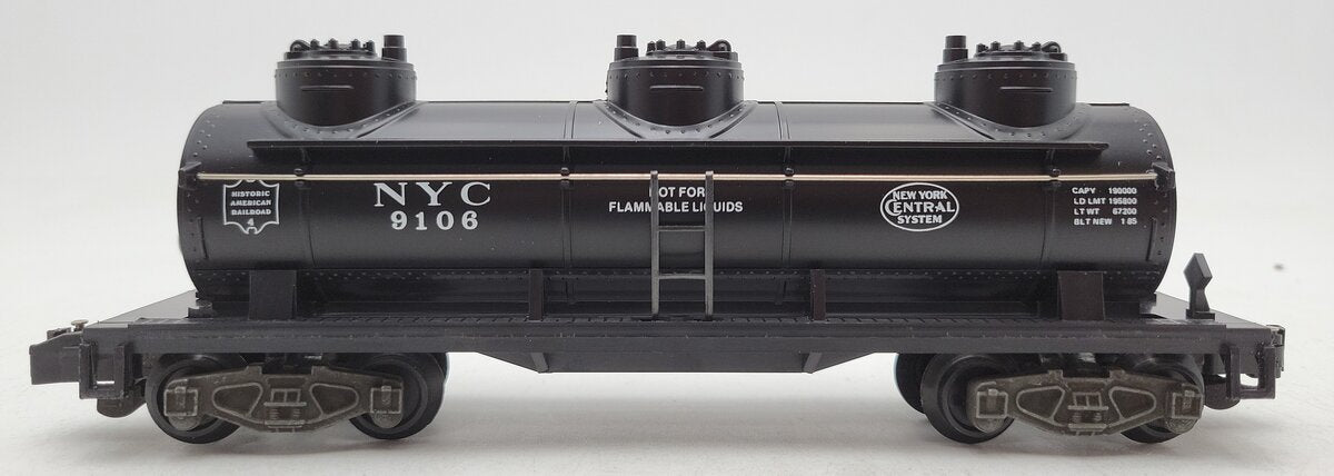 American Flyer 4-9106 S Gauge New York Central Triple Dome Tank #9106[High-Rail] LN/Box