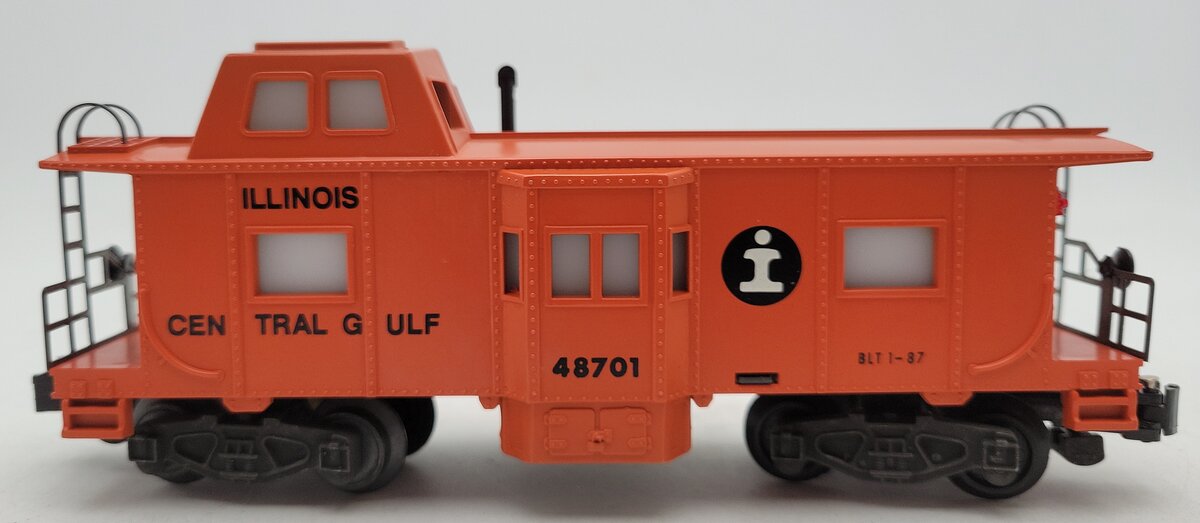 American Flyer 6-48701 S Gauge Illinois Central Gulf Window Caboose LN/Box
