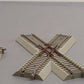 American Flyer S Scale Assorted FasTrack-Crossovers, Bumpers, & Straight [9] EX
