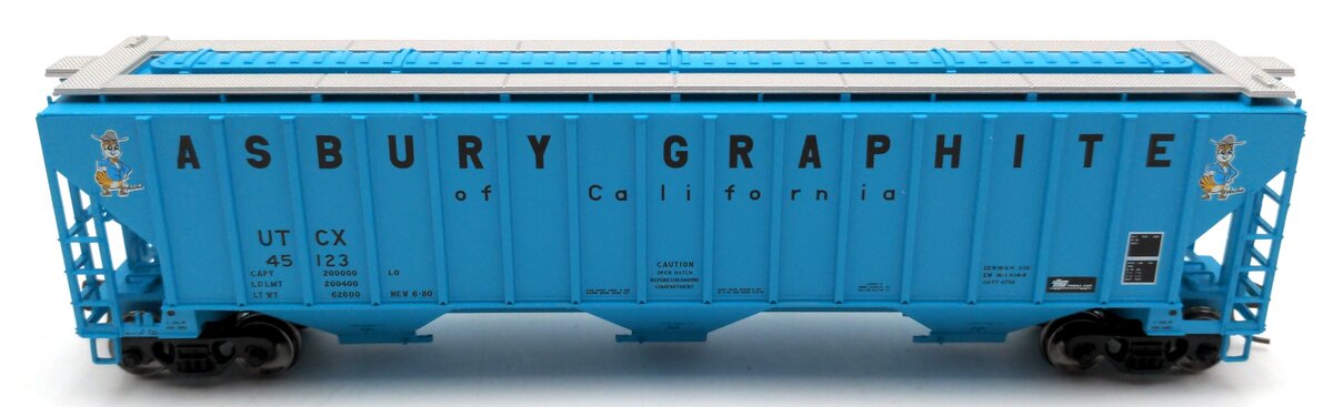 Atlas 20005456 HO UTCX Trainman Thrall 4750 Covered Hopper #45123