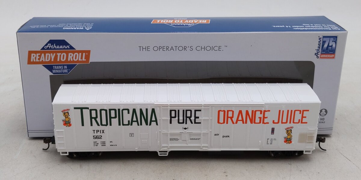 Athearn 71055 HO Tropicana RTR 57' PCF Mechanical Reefer #562