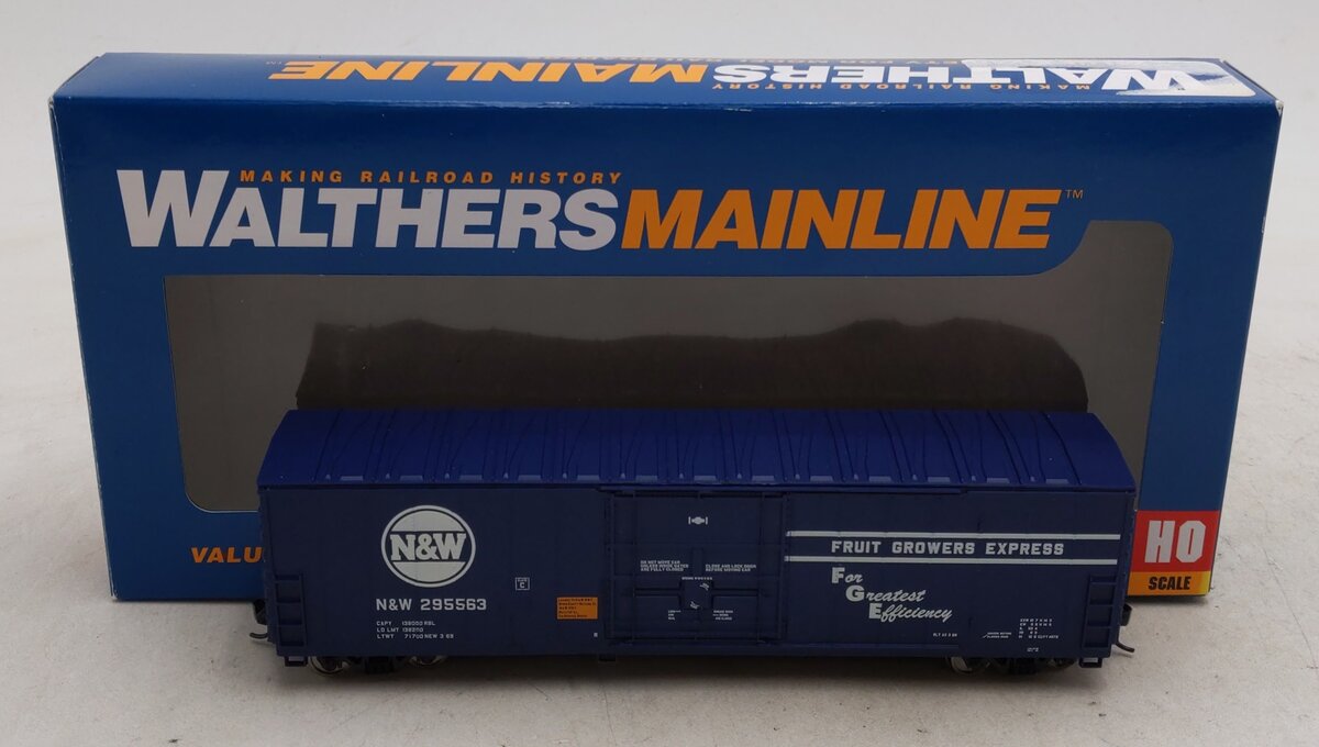 Walthers 910-2007 HO Norfolk & Western FGE 50' Insulated Boxcar #295563