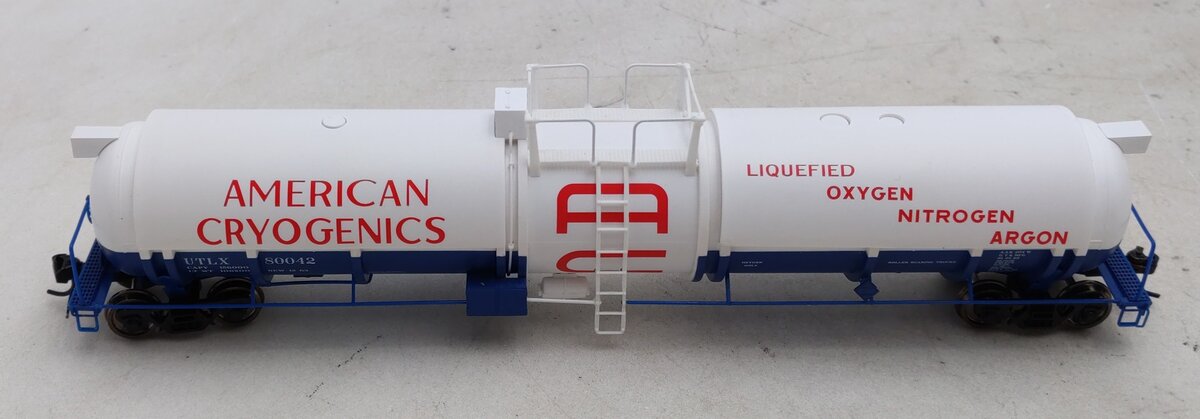 Broadway Limited 6160 HO American Cryogenics Cryogenic Tank Car