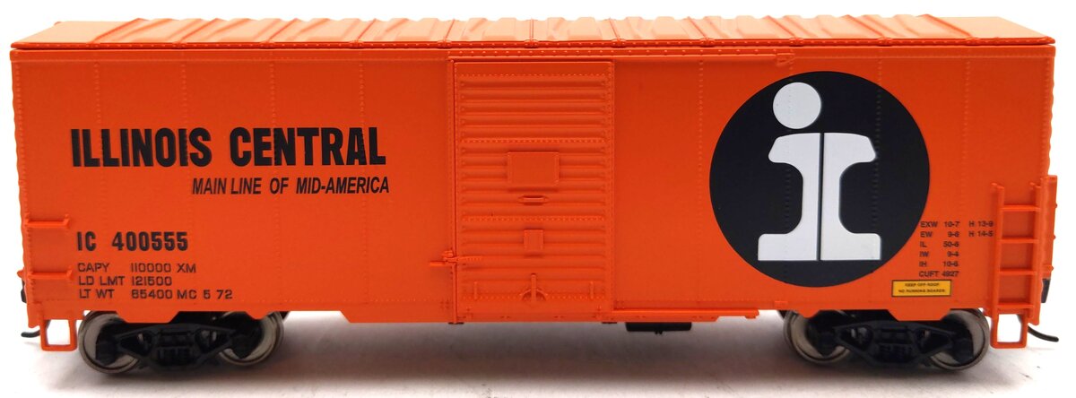 Walthers 910-1190 HO Illinois Central 40' AAR Modernized 1948 Boxcar #400555