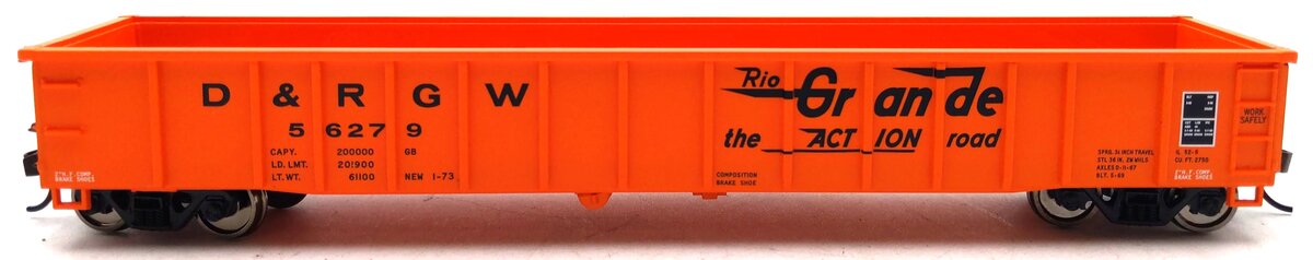 Walthers 931-1861 HO Denver & Rio Grande Western Gondola #56279