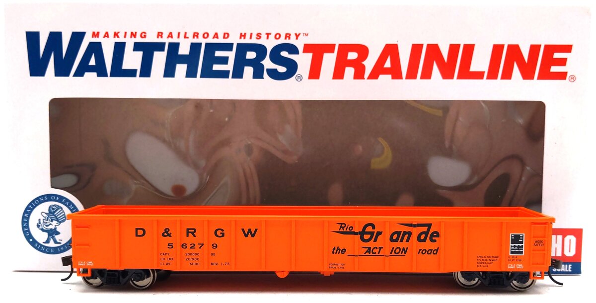 Walthers 931-1861 HO Denver & Rio Grande Western Gondola #56279