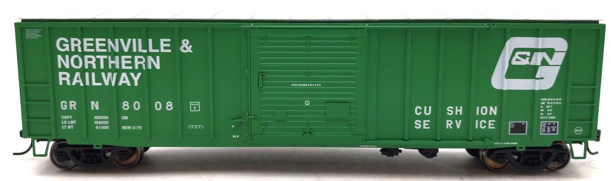 Walthers 910-2161 HO Greenville & Northern Railway 50' ACF Ext-Post Boxcar #8008
