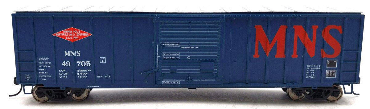 Walthers 910-2131 HO Minneapolis,Northfield & Southern 50' ACF Exterior #49705