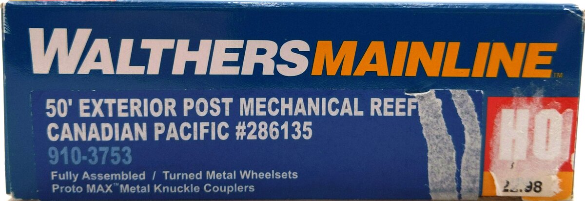 Walthers 910-3753 HO CP 50' AAR Mechanical Refrigerator Car #286135