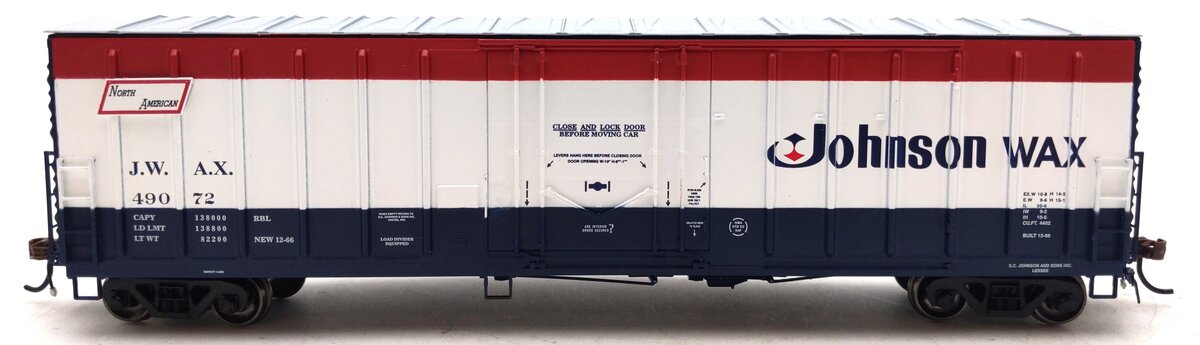 Athearn 18423 HO Johnson Wax RTR 50' NACC Boxcar #49072