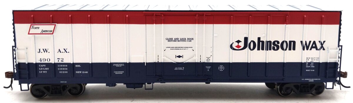 Athearn 18423 HO Johnson Wax RTR 50' NACC Boxcar #49072