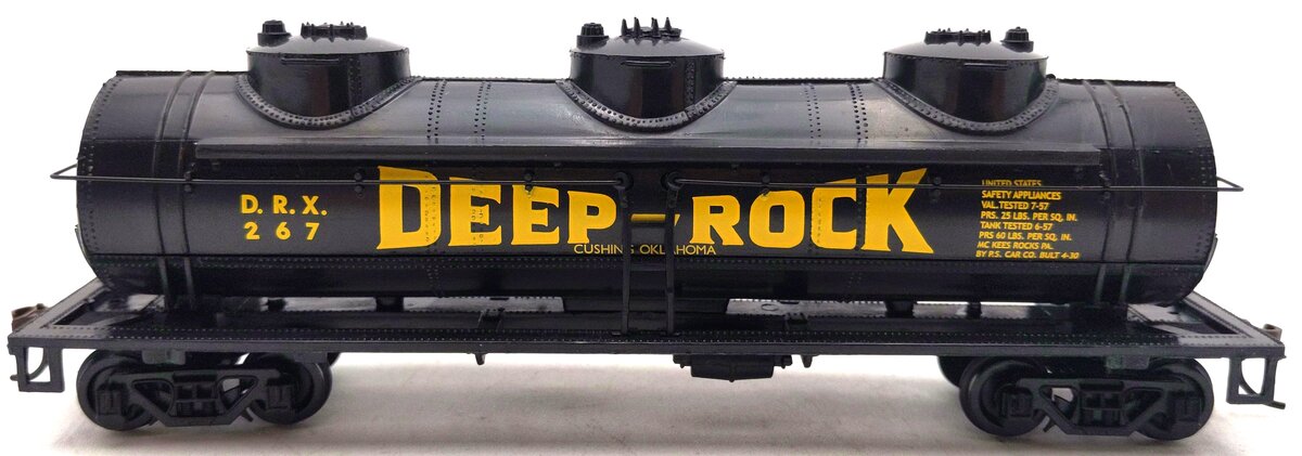 Bachmann 76903HO Deep Rock 40' 3-Dome Tank Car #267 LN
