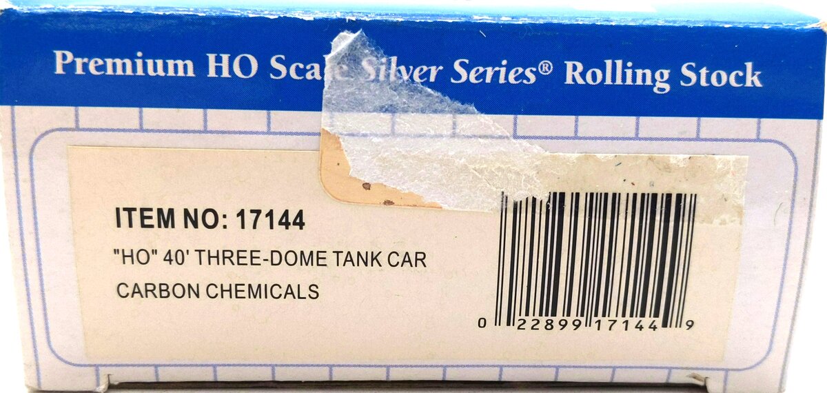 Bachmann 17144 HO Carbide and Carbon Chemicals Corporation 40' 3-Dome Tank Car LN/Box