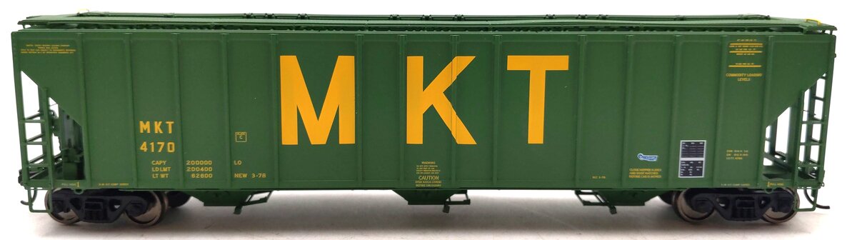 Walthers 920-106163 HO Missouri Kansas Texas 4780 Covered Hopper #4170