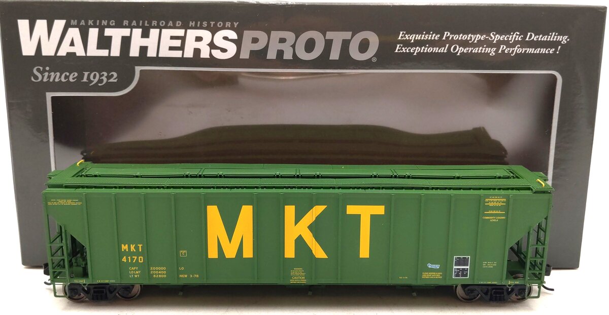 Walthers 920-106163 HO Missouri Kansas Texas 4780 Covered Hopper #4170