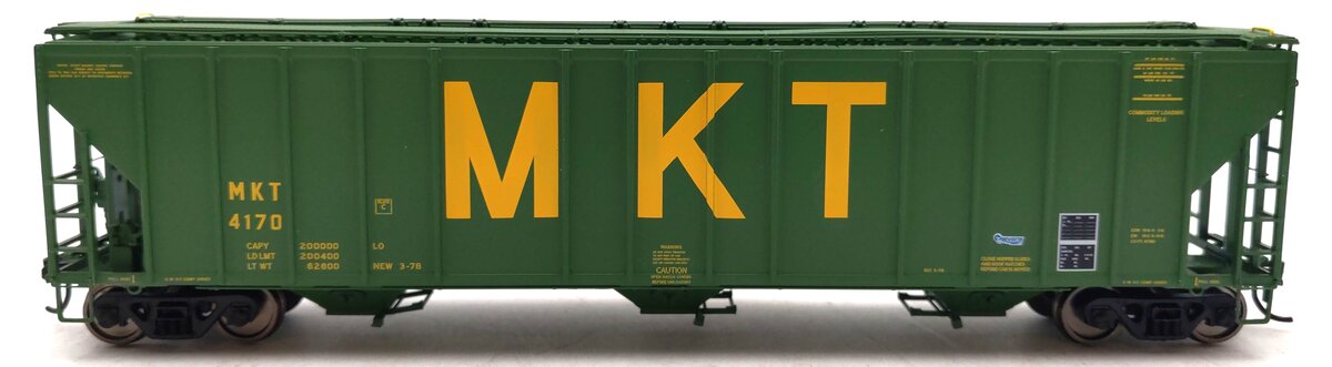 Walthers 920-106163 HO Missouri Kansas Texas 4780 Covered Hopper #4170