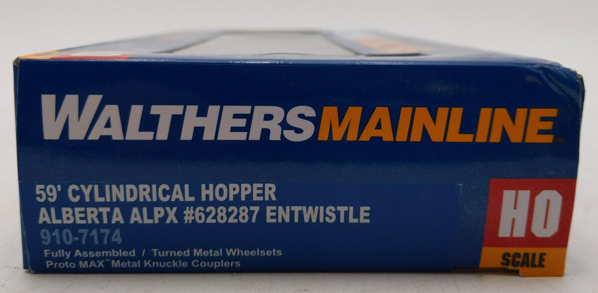 Walthers 910-7174 HO Alberta Heritage Fund ALNX 59' Cylindrical Hopper #628287