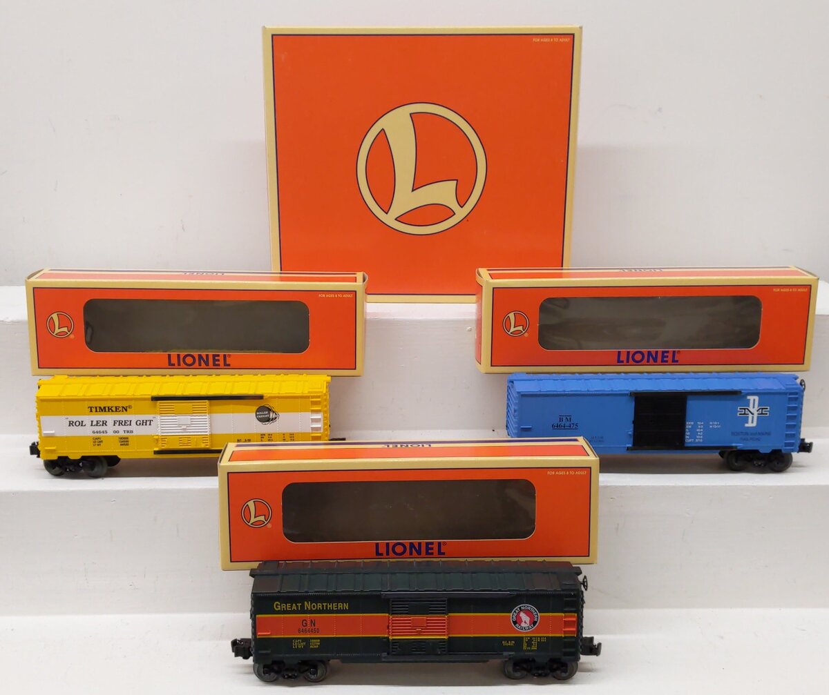Lionel 6-29209 O Gauge 6464 Series VII Boxcars (Set of 3) EX/Box