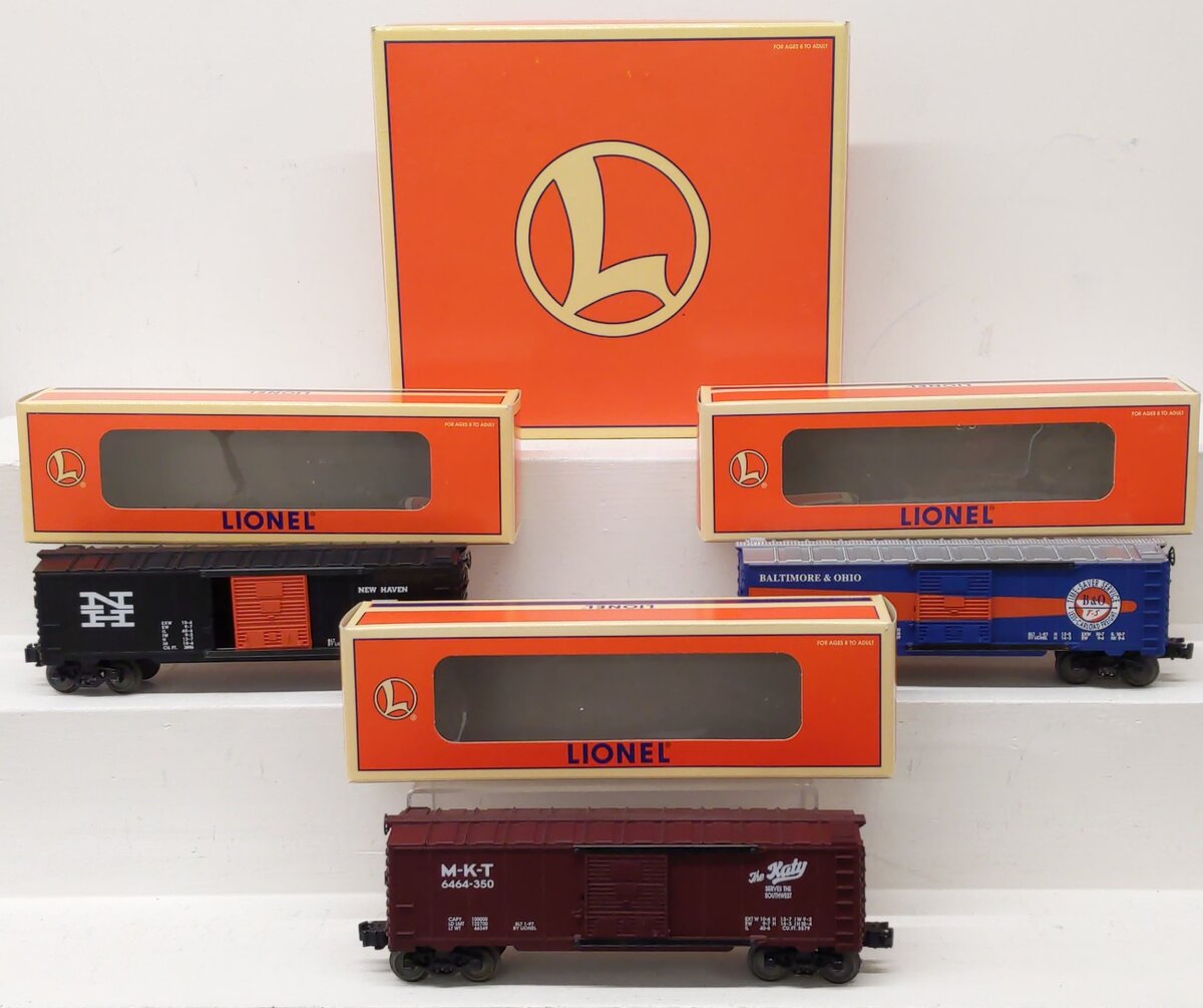 Lionel 6-19292 O Gauge B&O 6464 Boxcar Series Vl (Set of 3) EX/Box