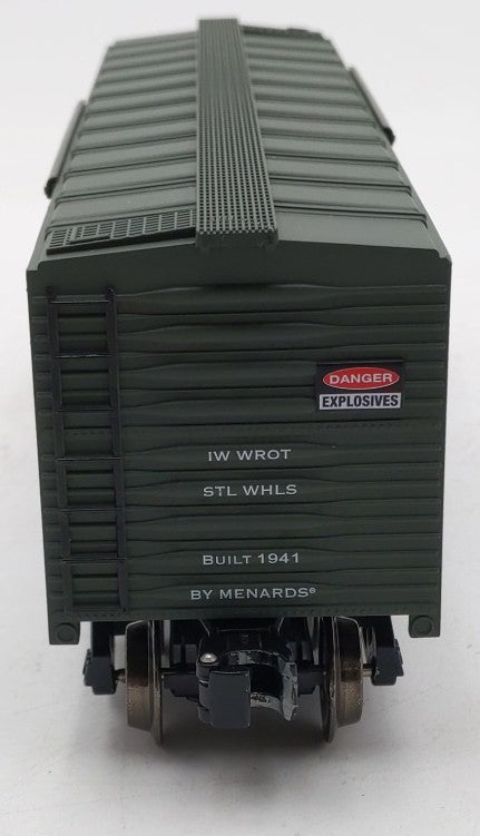Menards 279-7848 Gold Line US Army Boxcar w/ Artillery Shells EX/Box
