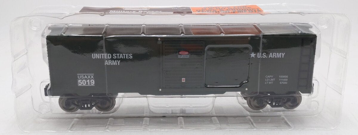 Menards 279-7848 Gold Line US Army Boxcar w/ Artillery Shells EX/Box
