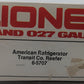 Lionel 6-5707 O Gauge American Refrigerator Transit Co. Woodside Reefer LN/Box