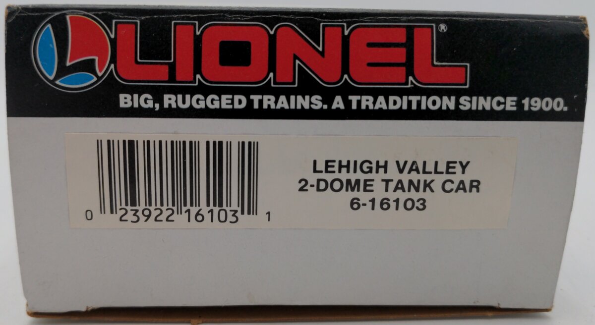 Lionel 6-16103 O Gauge Lehigh Valley Tank Car #16103 VG/Box