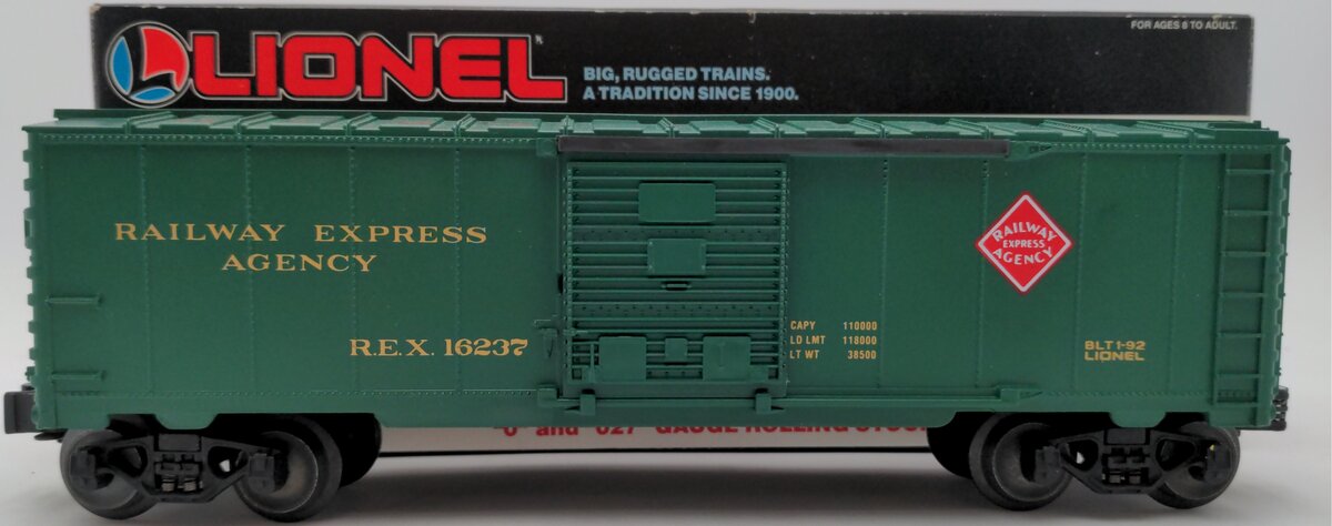 Lionel 6-16237 O Gauge Railway Express Agency Box Car #16237 EX/Box