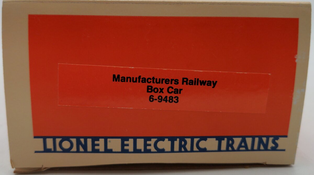 Lionel 6-9483 O Gauge Manufacturers Railway Boxcar #9483 EX/Box