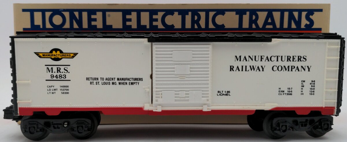 Lionel 6-9483 O Gauge Manufacturers Railway Boxcar #9483 EX/Box