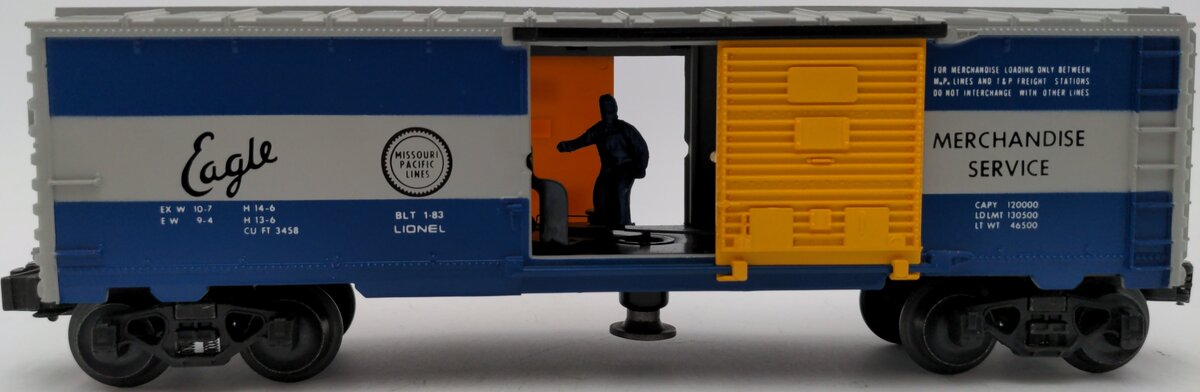 Lionel 6-9219 O Gauge Missouri Pacific Operating Boxcar LN/Box