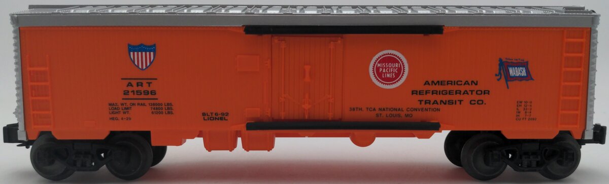 Lionel 6-17898 O 1992 TCA Convention American Refrigerator Transit Reefer #21596 LN/Box
