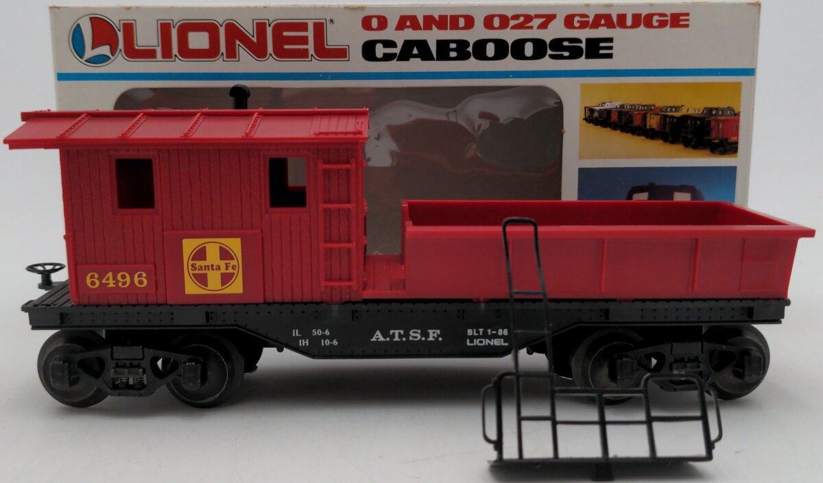 Lionel 6-6496 AT&SF Work Caboose EX/Box