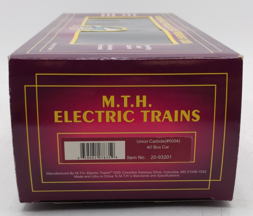 MTH 20-93201 Union Carbide 40' Boxcar LN/Box