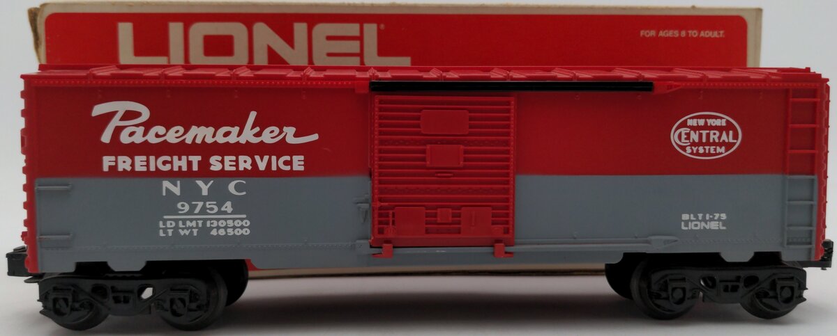 Lionel 6-9754 O Gauge New York Central Pacemaker Boxcar EX/Box