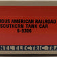 Lionel 6-6306 O Gauge FARR Southern Single-Dome Tank Car #6306 EX/Box