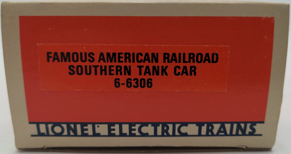 Lionel 6-6306 O Gauge FARR Southern Single-Dome Tank Car #6306 EX/Box