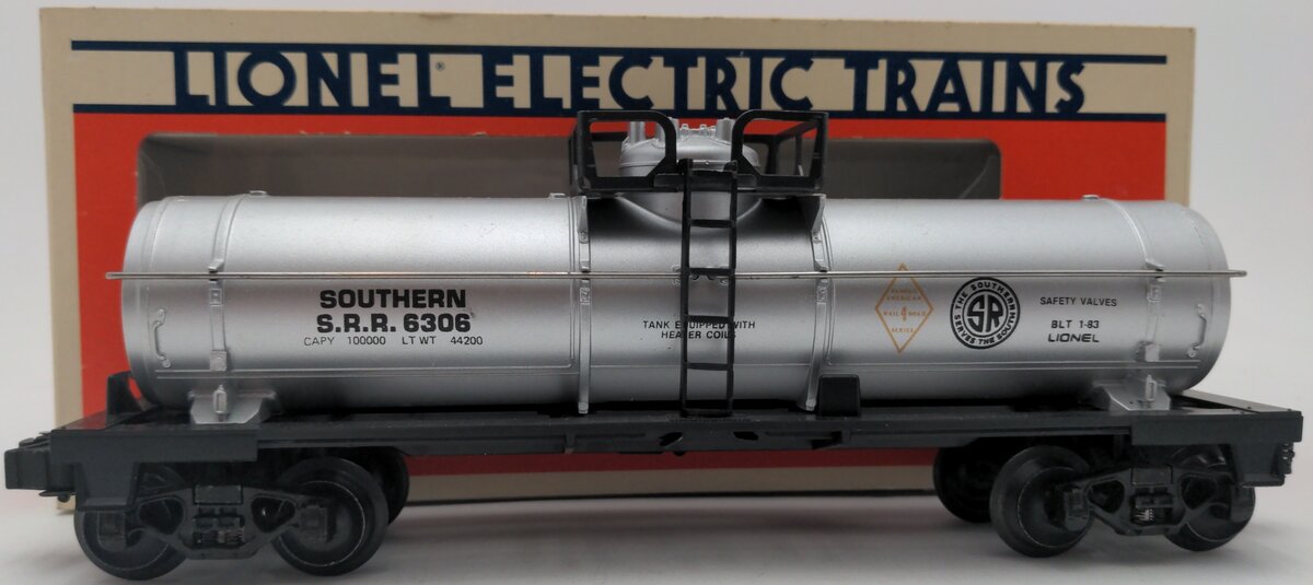 Lionel 6-6306 O Gauge FARR Southern Single-Dome Tank Car #6306 EX/Box