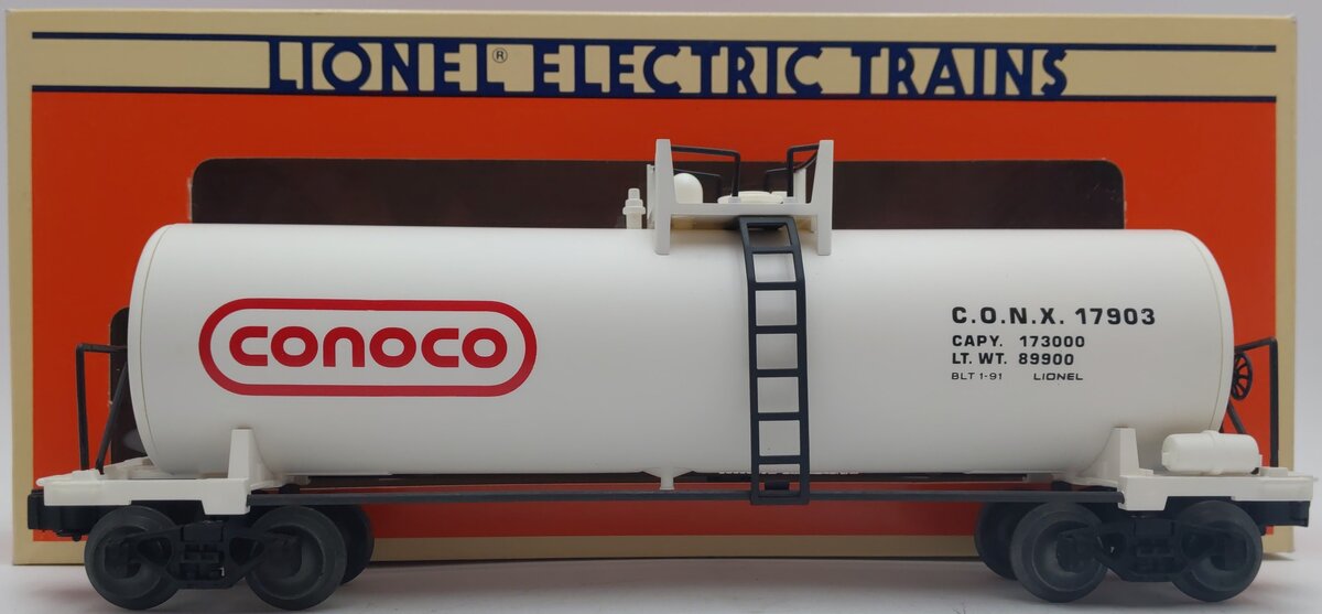 Lionel 6-17903 O Gauge Conoco Unibody Tank Car LN/Box