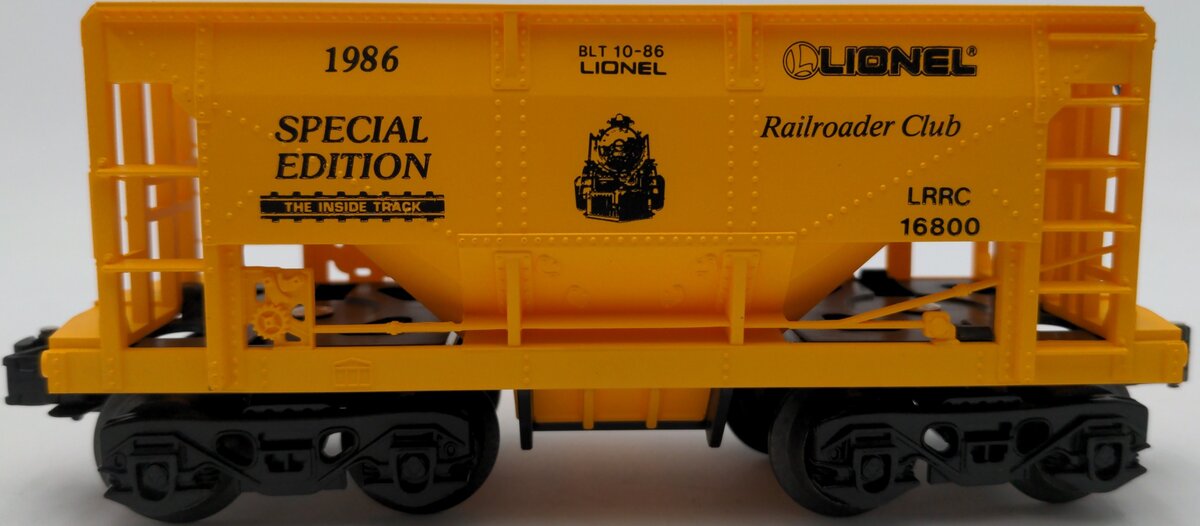 Lionel 6-16800 O Gauge Lionel Railroader Club Ore Car LN/Box