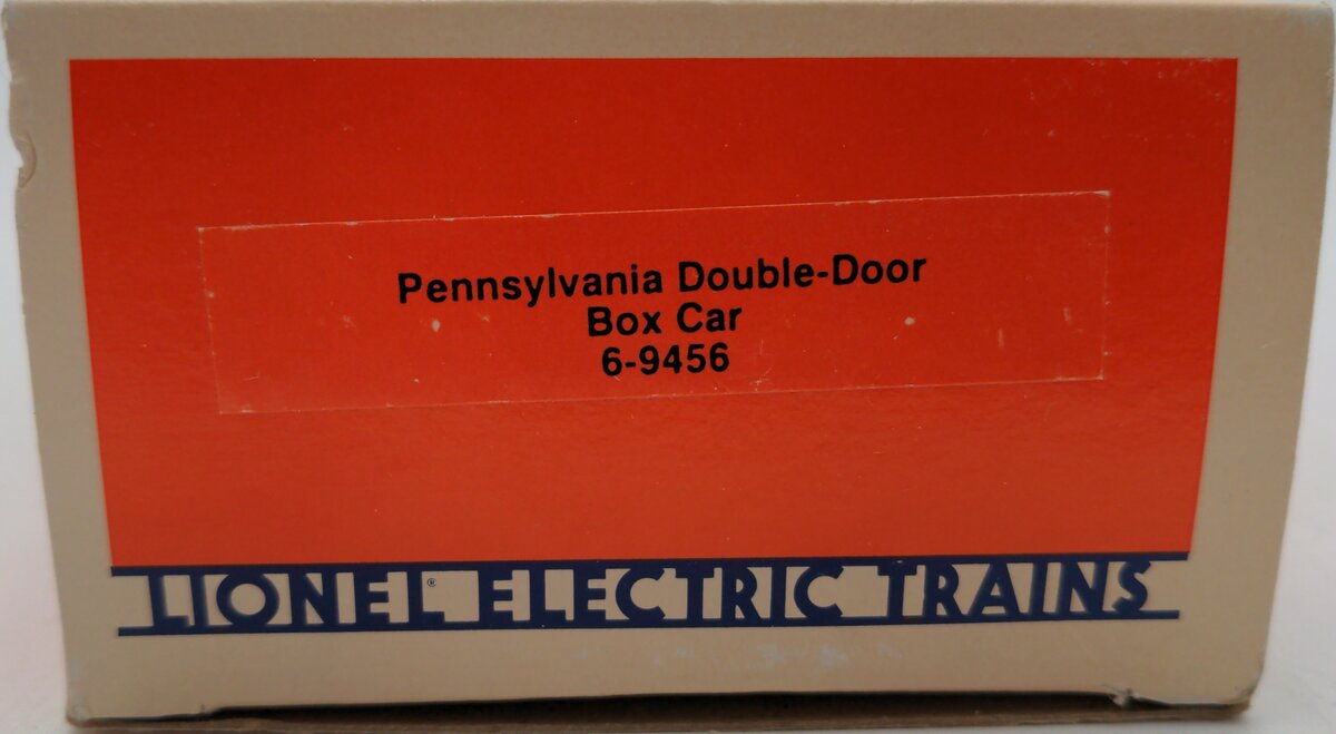 Lionel 6-9456 O Gauge Pennsylvania Railroad Double Door Boxcar #9456 EX/Box